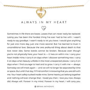 *NWT* BRYAN ANTHONYS ‘ALWAYS IN MY HEART’ necklace 14k gold